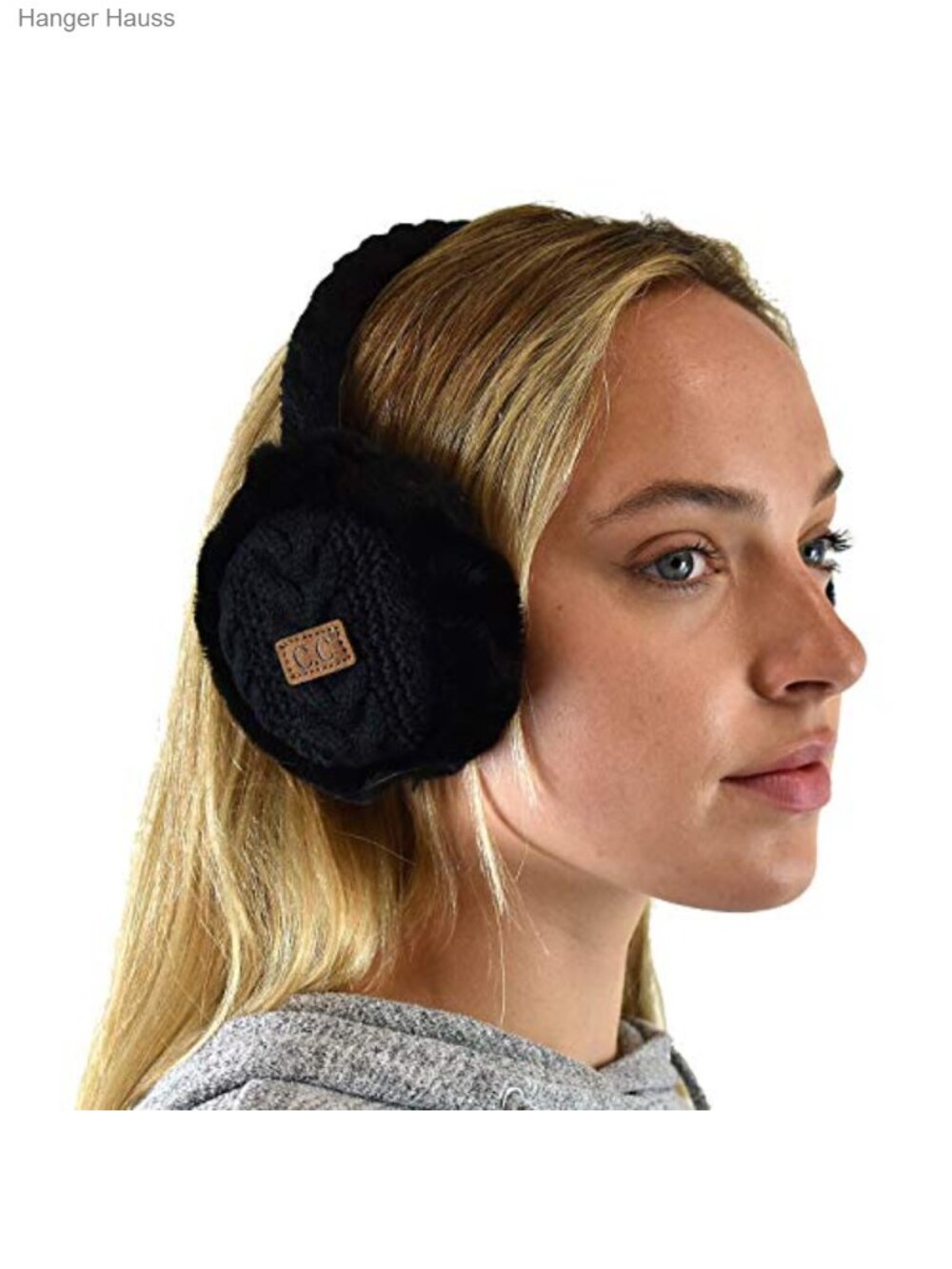 Sherpa Fleece Ear Warmer Headband Adjustable Winter Earmuffs